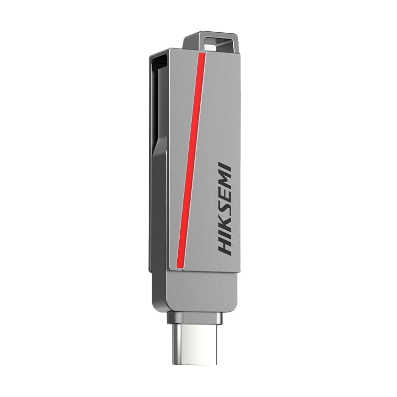 Hiksemi Dual Slim E307C 128GB USB 3.2 Dual USB-A and USB-C Flash Drive HS-USB-E307C-128G - Image 3