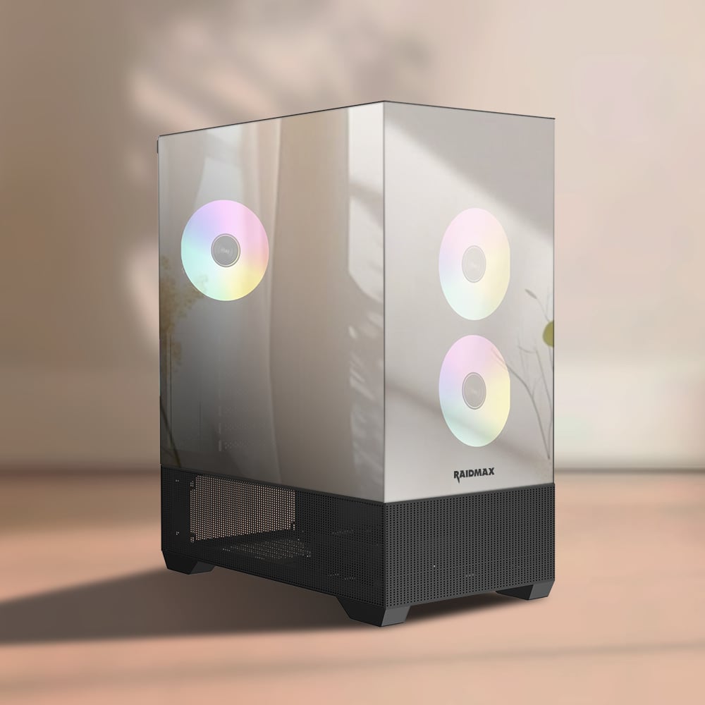 Raidmax I801 AIR CHROME E-ATX |ATX | Micro-ATX | Mini-ITX ARGB Mid-Tower Gaming Chassis… - Image 6