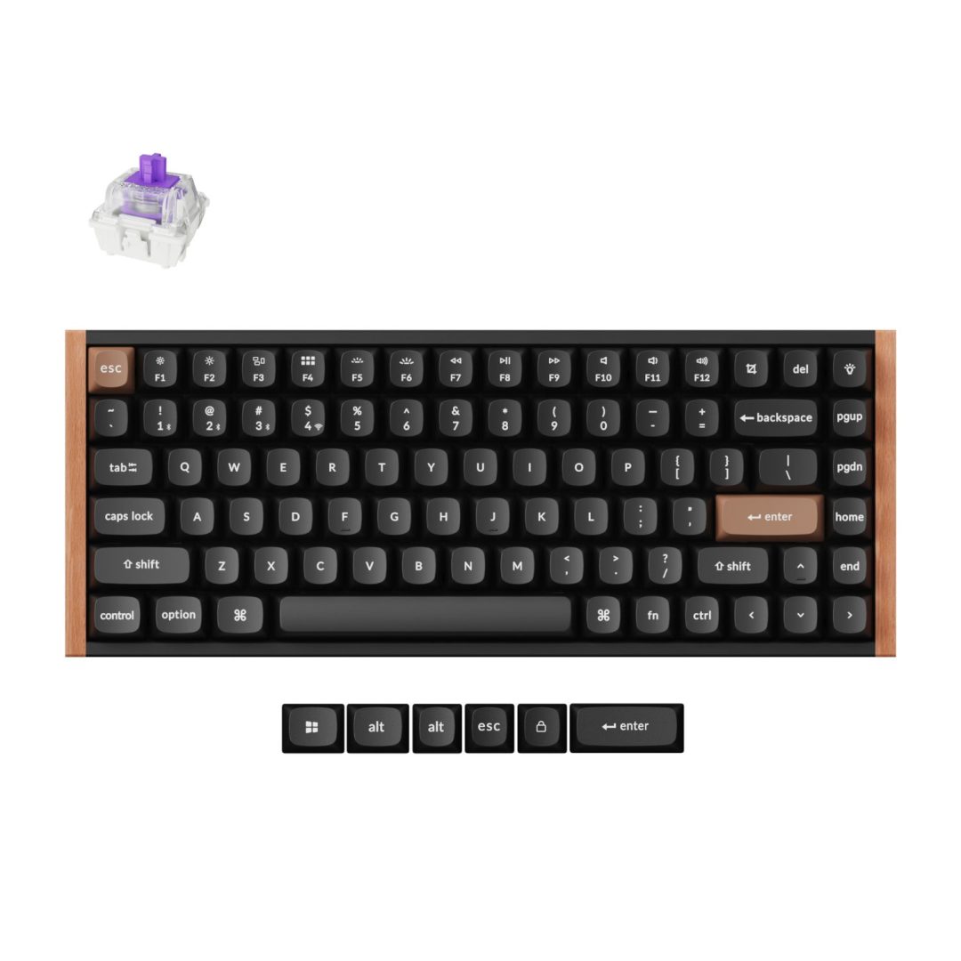 Keychron K2 HE Wireless Hall Effect Keyboard Special Edition Black Nebula K2H-F1