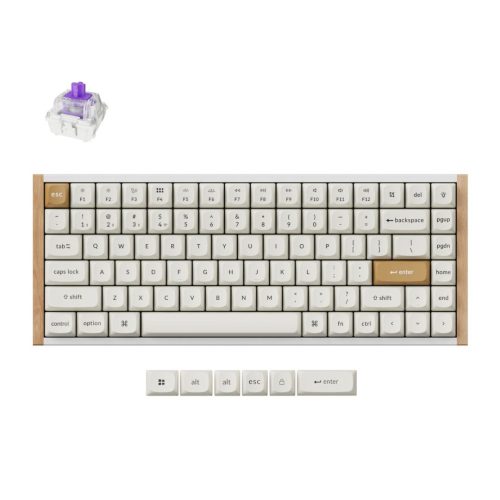 Keychron K2 HE Wireless Hall Effect Keyboard Special Edition White Nebula K2H-Q1