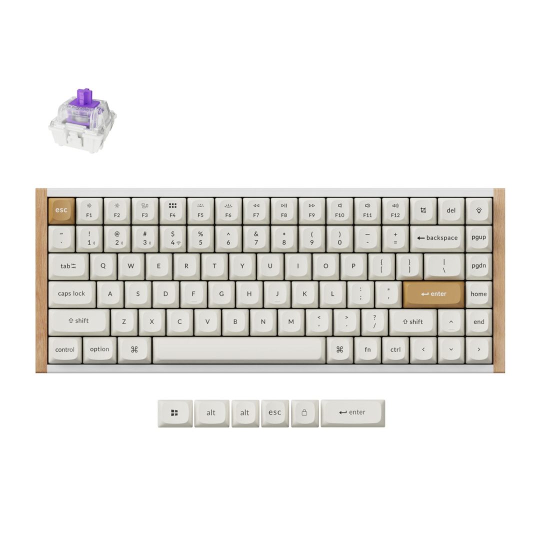 Keychron K2 HE Wireless Hall Effect Keyboard Special Edition White Nebula K2H-Q1