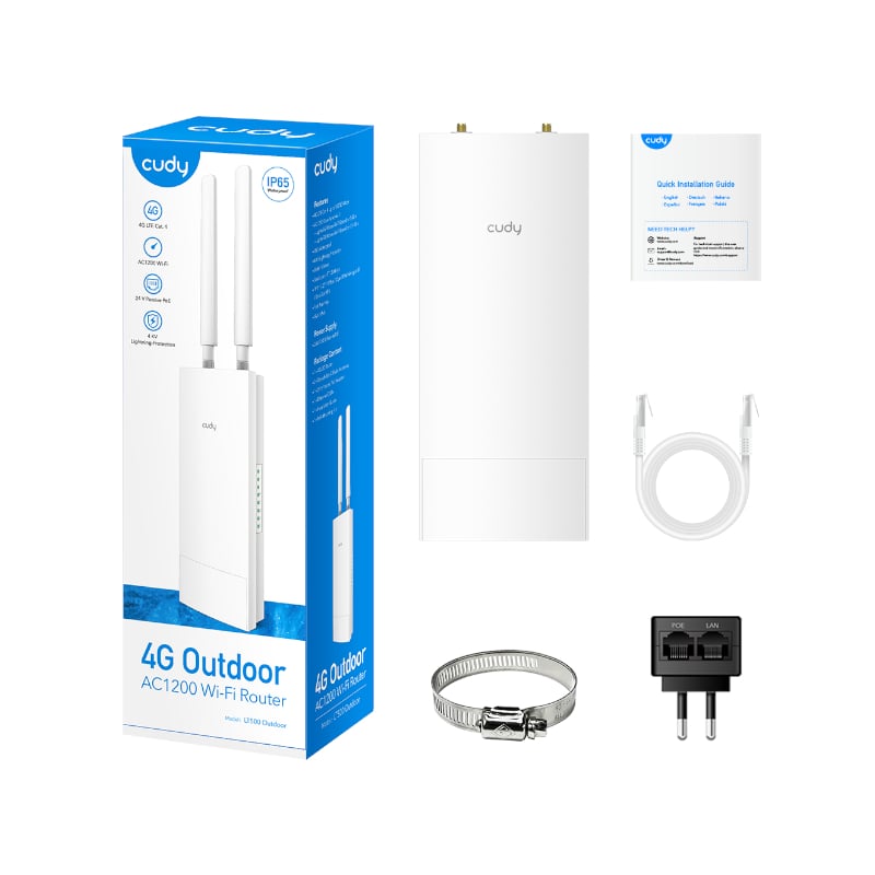 Cudy LT500 Outdoor 4G LTE AC1200 Wi-Fi Router - Image 5