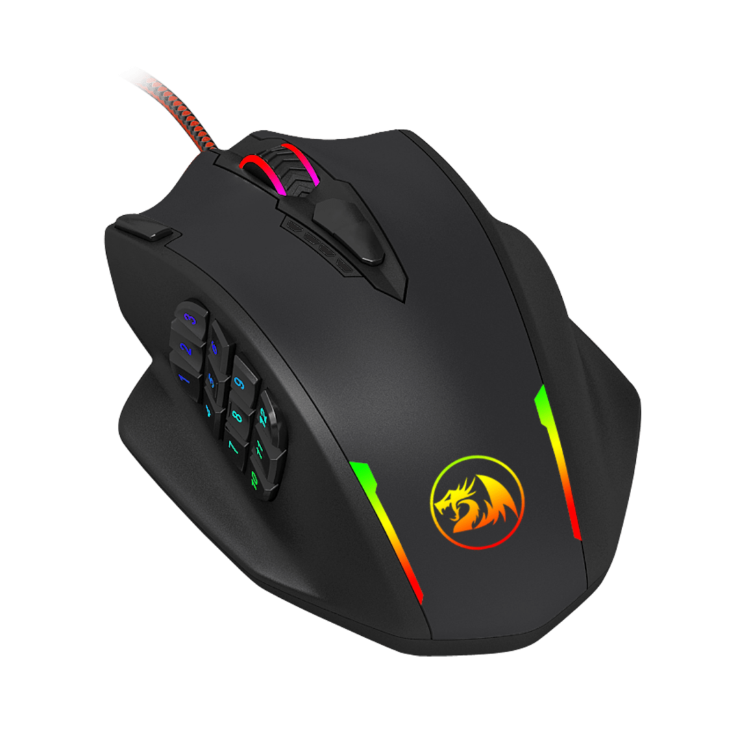 Redragon Impact M908 12400DPI MMO Gaming Mouse - Image 6
