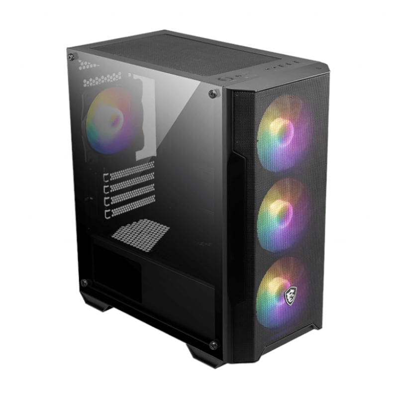 MSI MAG FORGE M100A mATX RGB Gaming Case - Image 2