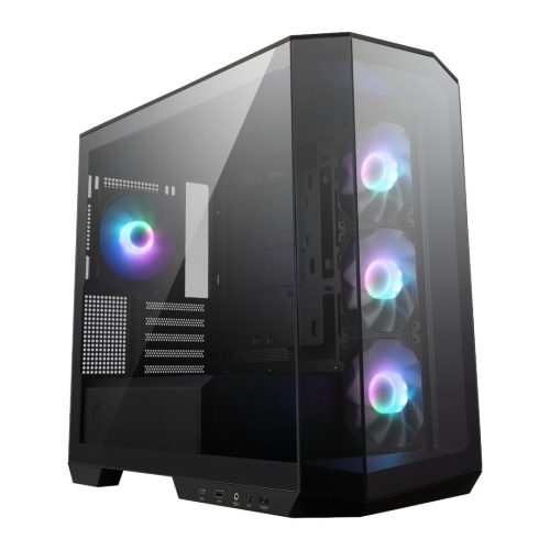 MSI MAG PANO M100R PZ mATX ARGB Tempered Glass Gaming Case Black MAG-PANO-M100R-PZ