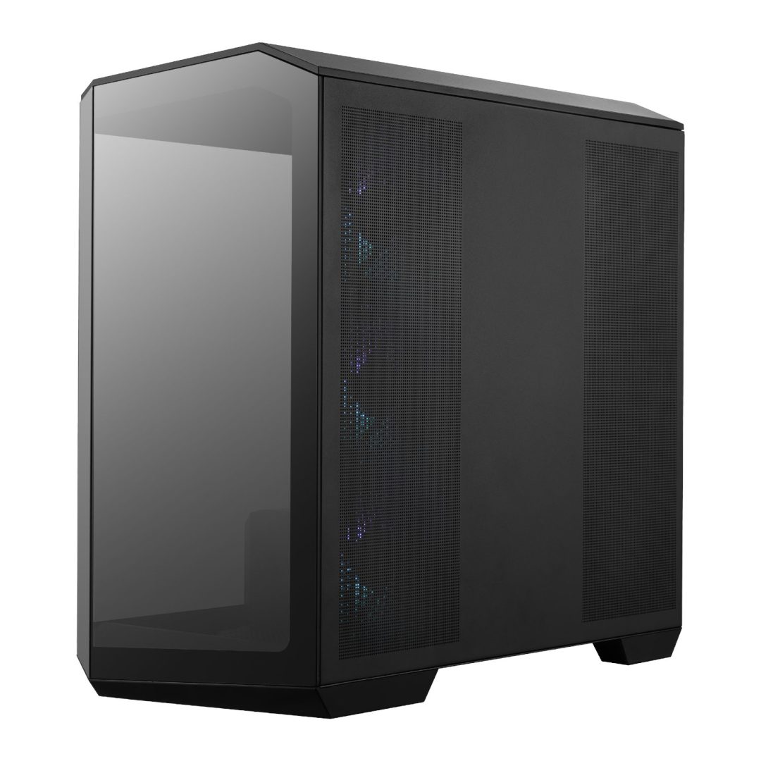 MSI MAG PANO M100R PZ mATX ARGB Tempered Glass Gaming Case Black MAG-PANO-M100R-PZ - Image 3