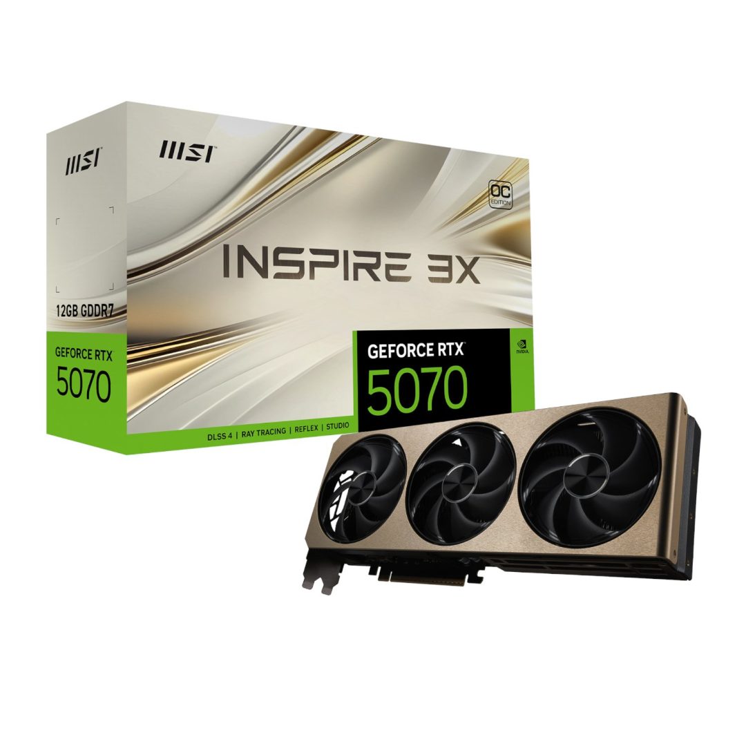 MSI GeForce RTX 5070 INSPIRE 3X OC 12GB GDDR7
