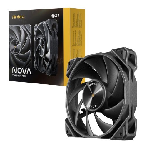 Antec NOVA 120 PWM 120mm Case Fan with Speed Controller Black NOVA-120