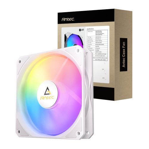 Antec P12 PWM ARGB Reverse 120mm Case Fan White P12R-ARGB-WHT