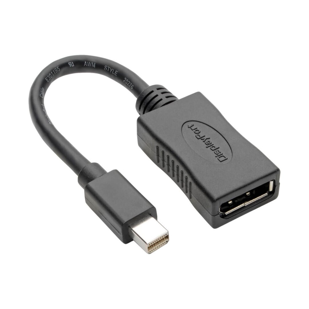 EATON TRIPPLITE KEYSPAN MINI DISPLAYPORT TO DISPLAYPORT ADAPTER 4K 60 HZ BLACK (M/F) 6-…