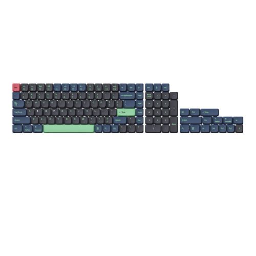 Keychron Low Profile Dye-Sub PBT LSA Full Set Keycap Set – Hacker (133 Keys, PBT, Low P…