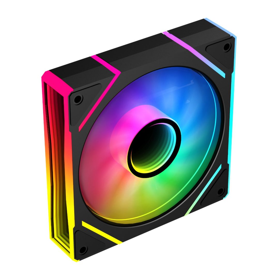 PCBuilder STORM PRISM 120mm ARGB Fan Black - Image 4
