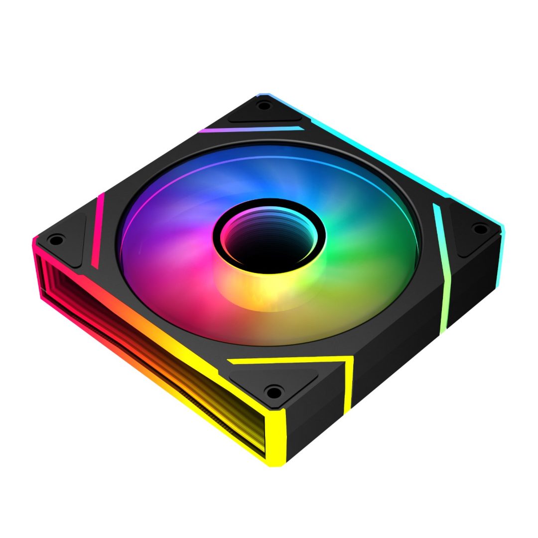 PCBuilder STORM PRISM 120mm ARGB Fan Black - Image 5