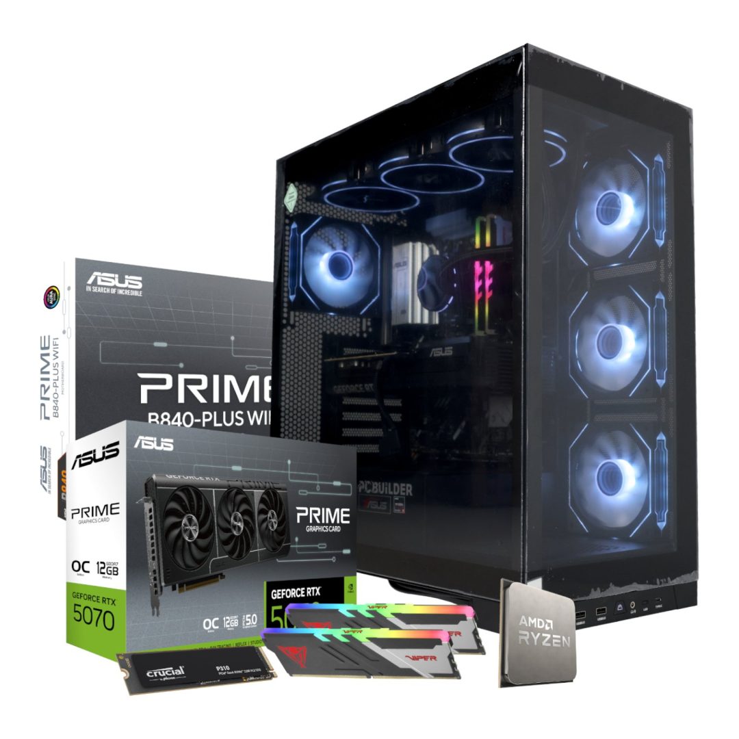 PCBuilder MAVERICK Ryzen 5 7600 RTX 4060 Windows 11 Gaming Desktop PC PCB_MAVERICK_01 - Image 2