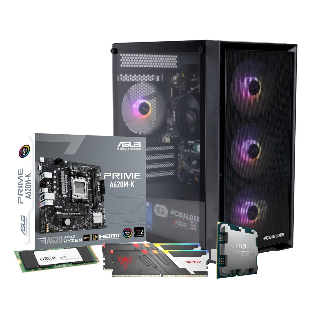 PCBuilder WARDEN Ryzen 5 8600G Integrated Graphics Gaming PC PCB_WARDEN_01 - Image 2