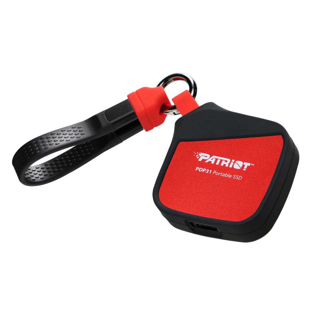 Patriot PDP31 500GB USB-C Portable SSD Red/Black PDP31500G23UCK