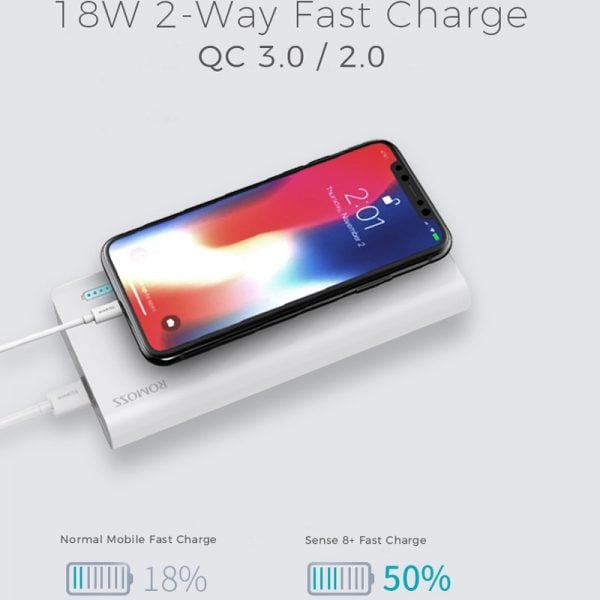 Romoss Power Bank Sense8+ 30000mAh WH - Image 4