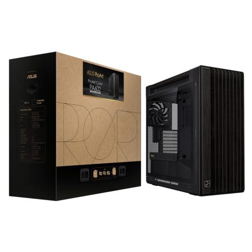 Asus ProArt PA602 Wood Mid Tower ATX Chassis - Black - Image 8