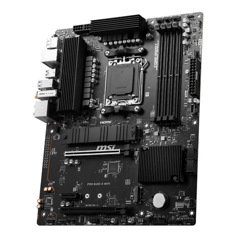 MSI PRO B650-S Wi-Fi AMD AM5 ATX Motherboard - Image 3