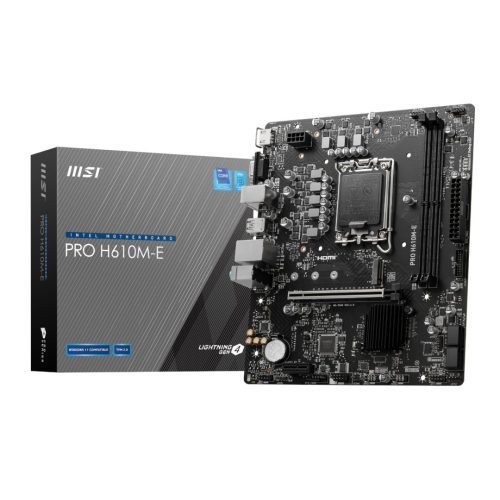 MSI PRO H610M-E DDR5 Intel LGA1700 Motherboard