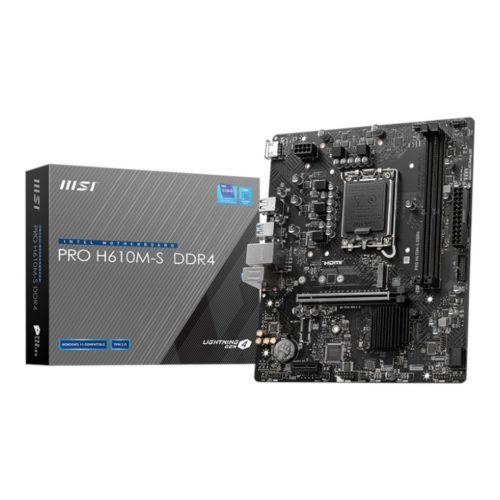 MSI PRO H610M-S Intel LGA1700 M-ATX DDR4 Motherboard