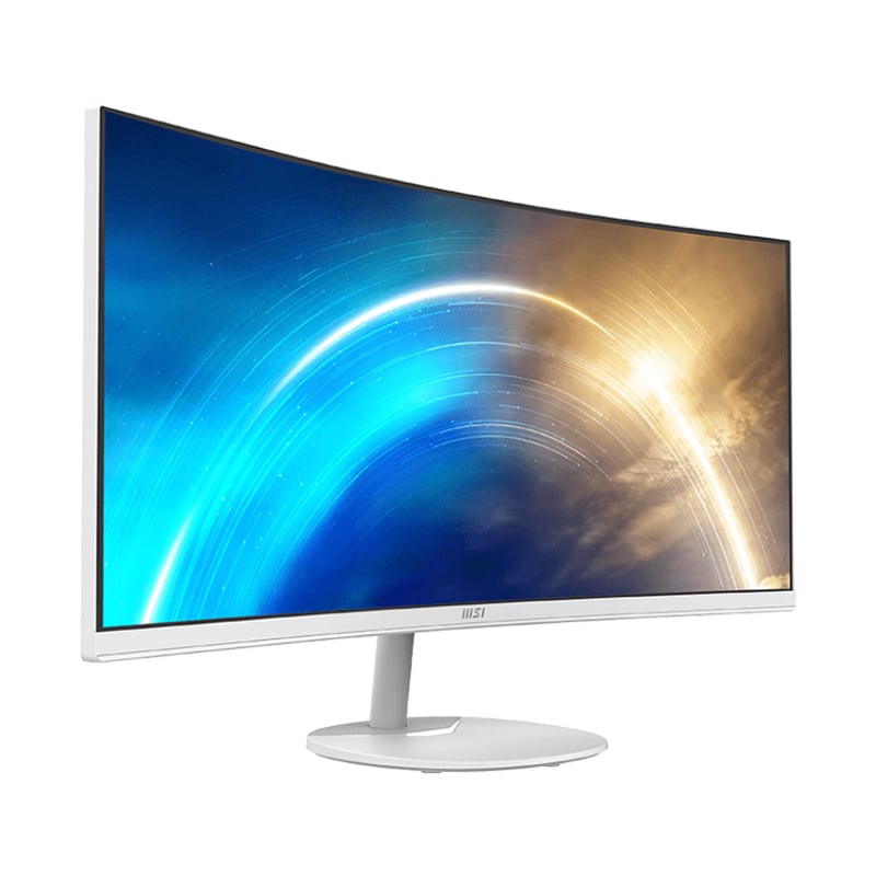 MSI PRO MP341CQ 34" UWQHD VA 100Hz Ultrawide Monitor White PROMP341CQW - Image 2