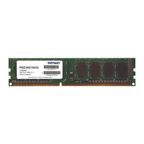 Patriot 8GB 1600MHz DDR3 Desktop Memory