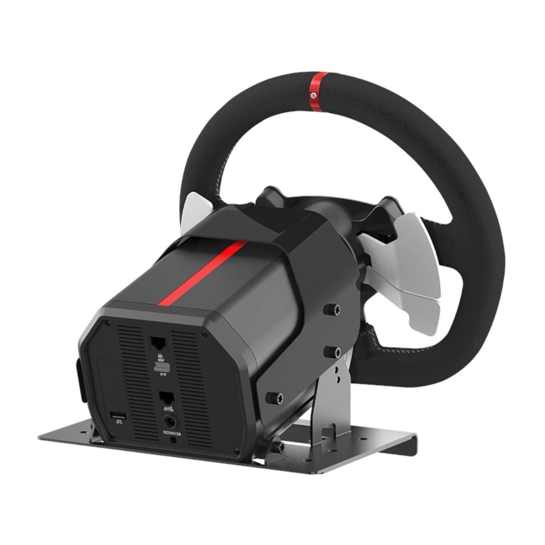 PXN V10 3-in-1 Force Feedback Gaming Steering Wheel with Pedals and Shifter PXN-V10 - Image 4