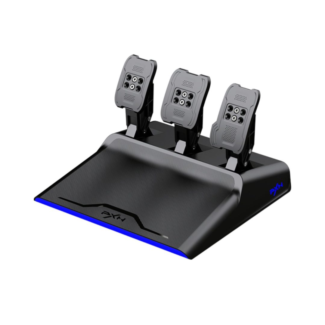 PXN V99 Force Feedback Gaming Steering Wheel with Pedals and Shifter PXN-V99 - Image 4