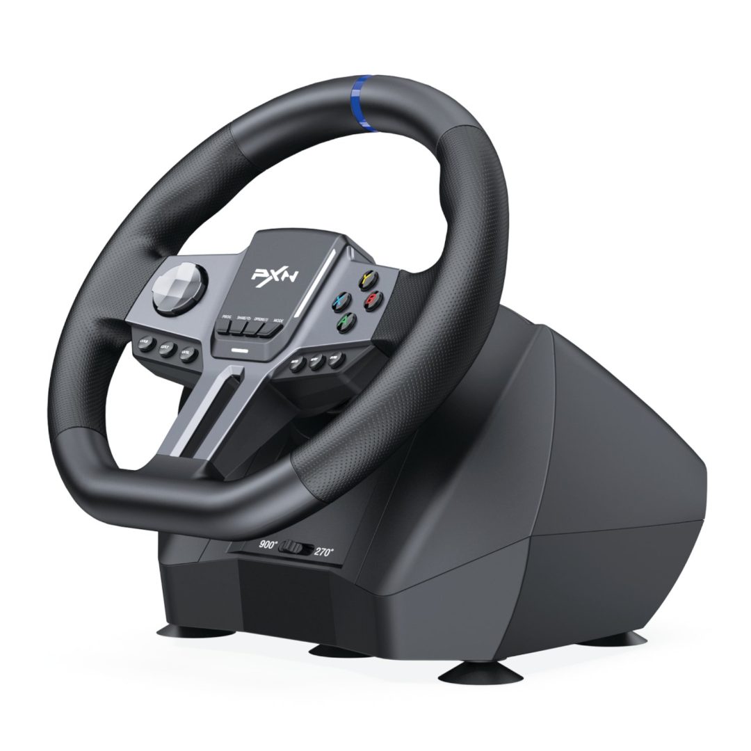 PXN V9 Gen 2 Gaming Steering Wheel with Pedals and Shifter PXN-V9GEN2 - Image 2