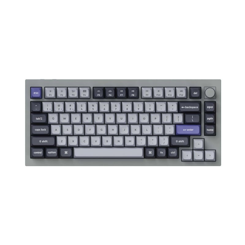 Keychron Q1 Pro 75% Red K Pro Switches RGB Wireless Keyboard - Grey - Image 2
