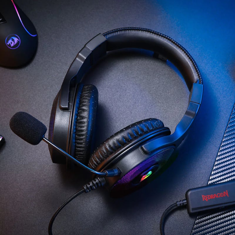 Redragon Pandora RGB Gaming Headset - Black - Image 5