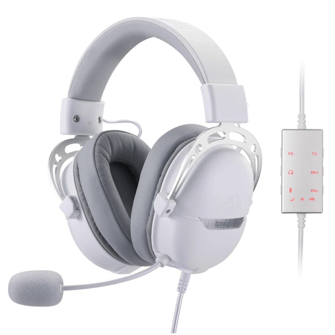 Redragon AURORA H376WG Over-Ear Gaming Headset White RD-H376WG