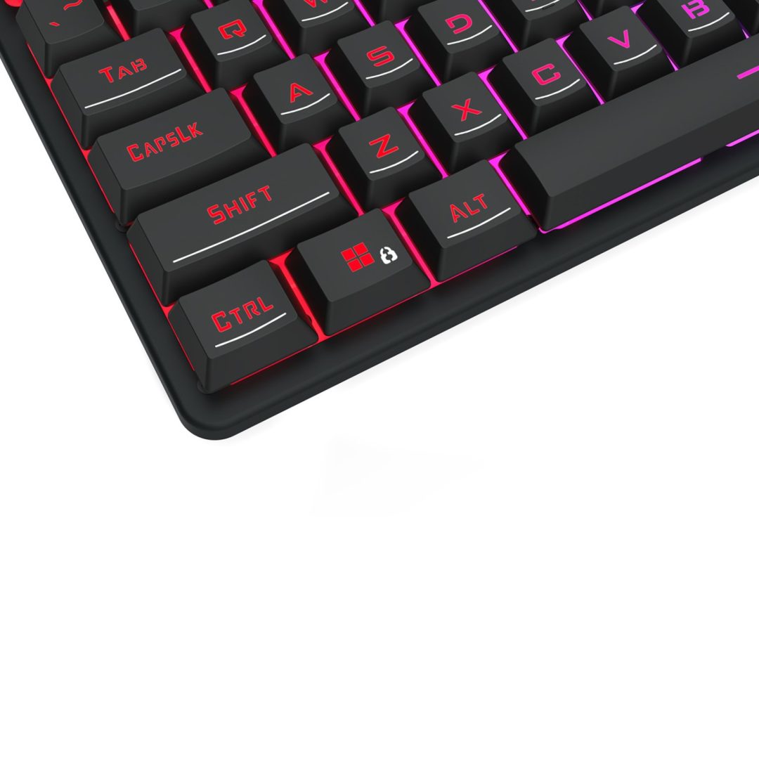 Redragon K521 Rainbow RGB 104-Key Membrane Gaming Keyboard RD-K521-RGB - Image 5