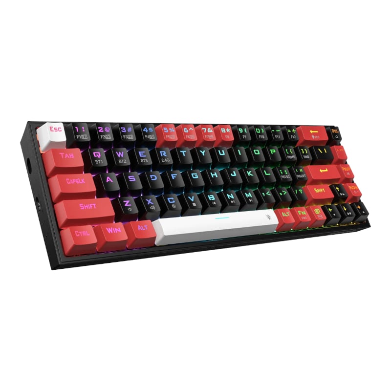 Redragon Castor Pro K631 68-Key Wireless RGB Keyboard - Image 2