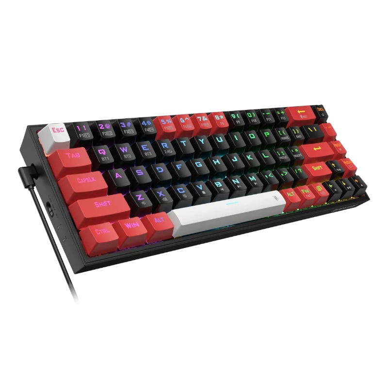 Redragon Castor Pro K631 68-Key Wireless RGB Keyboard - Image 5