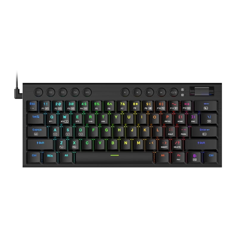 Redragon Horus Mini K632 61-Key Low-Profile Wired Keyboard