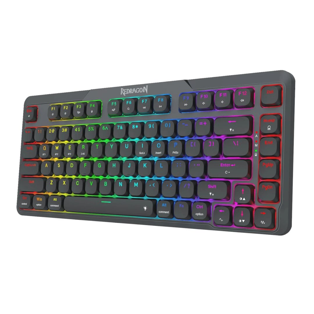 Redragon AETHER K706 PRO Wireless Mechanical Keyboard (75% Layout, Tri-Mode, Gasket Mou… - Image 4