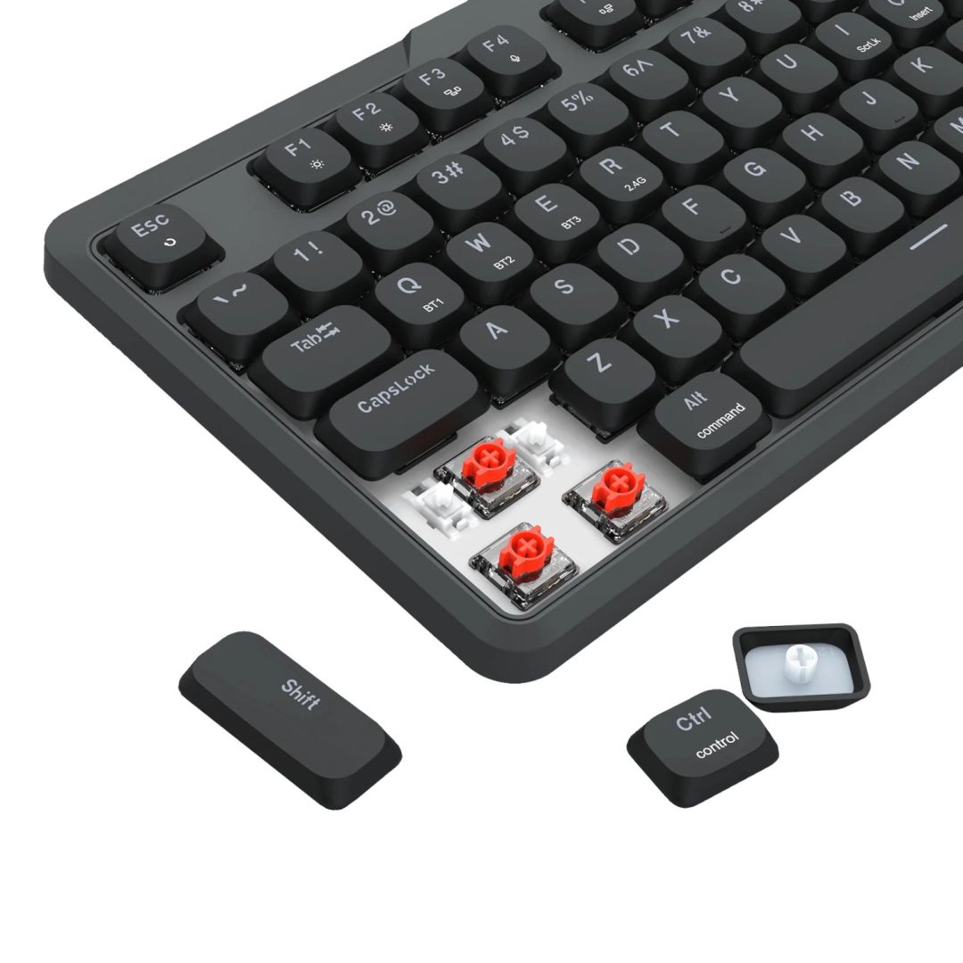 Redragon AETHER K706 PRO Wireless Mechanical Keyboard (75% Layout, Tri-Mode, Gasket Mou… - Image 5