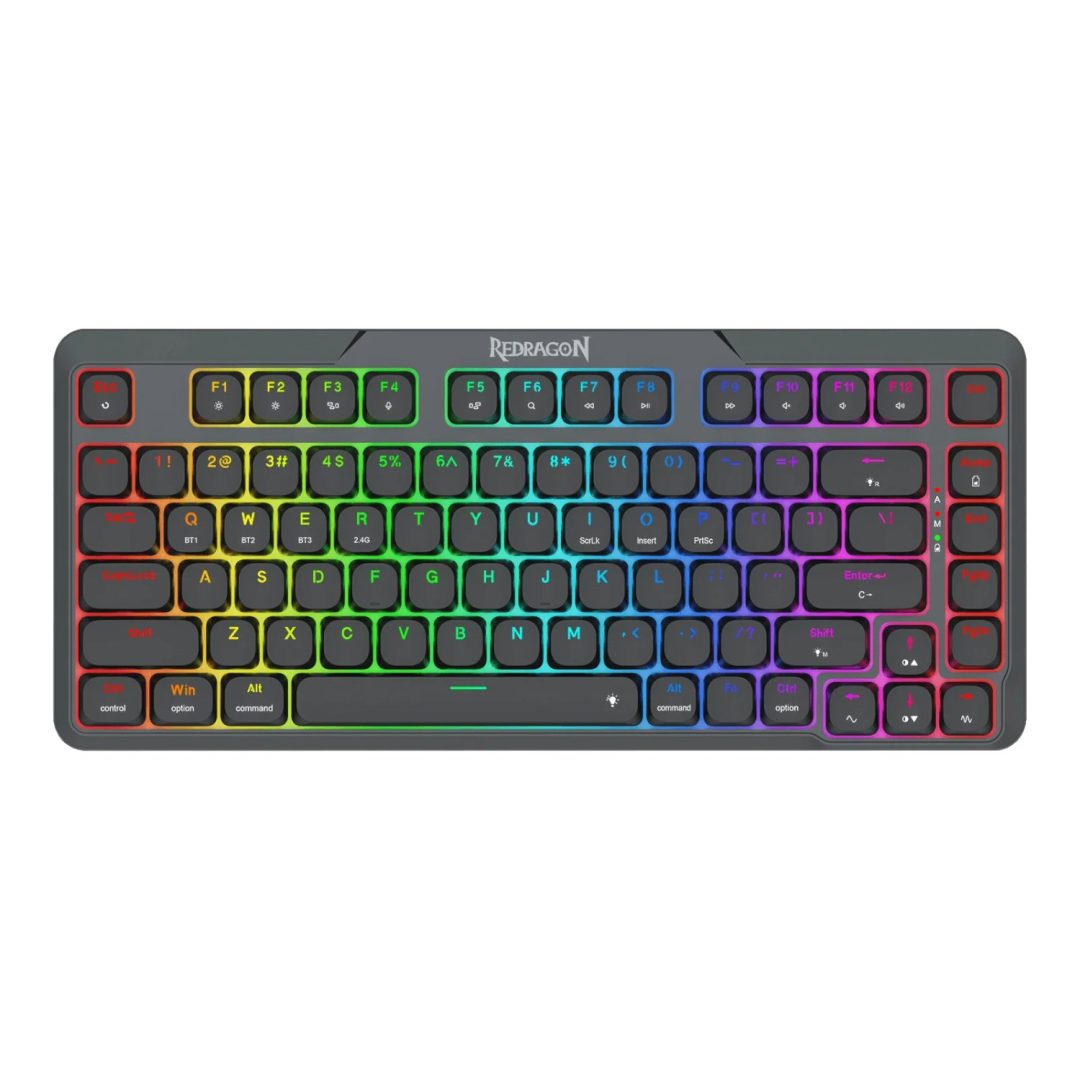 Redragon AETHER K706 PRO Wireless Mechanical Keyboard (75% Layout, Tri-Mode, Gasket Mou… - Image 2