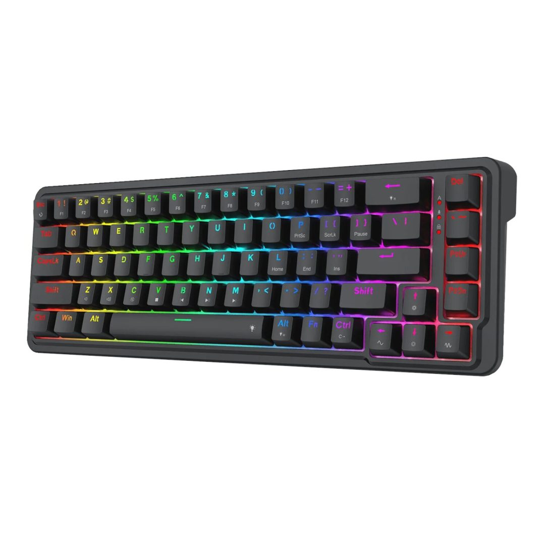 Redragon NOVA K709 65% Wired Gasket RGB Mechanical Gaming Keyboard Black RD-K709-RGB - Image 2