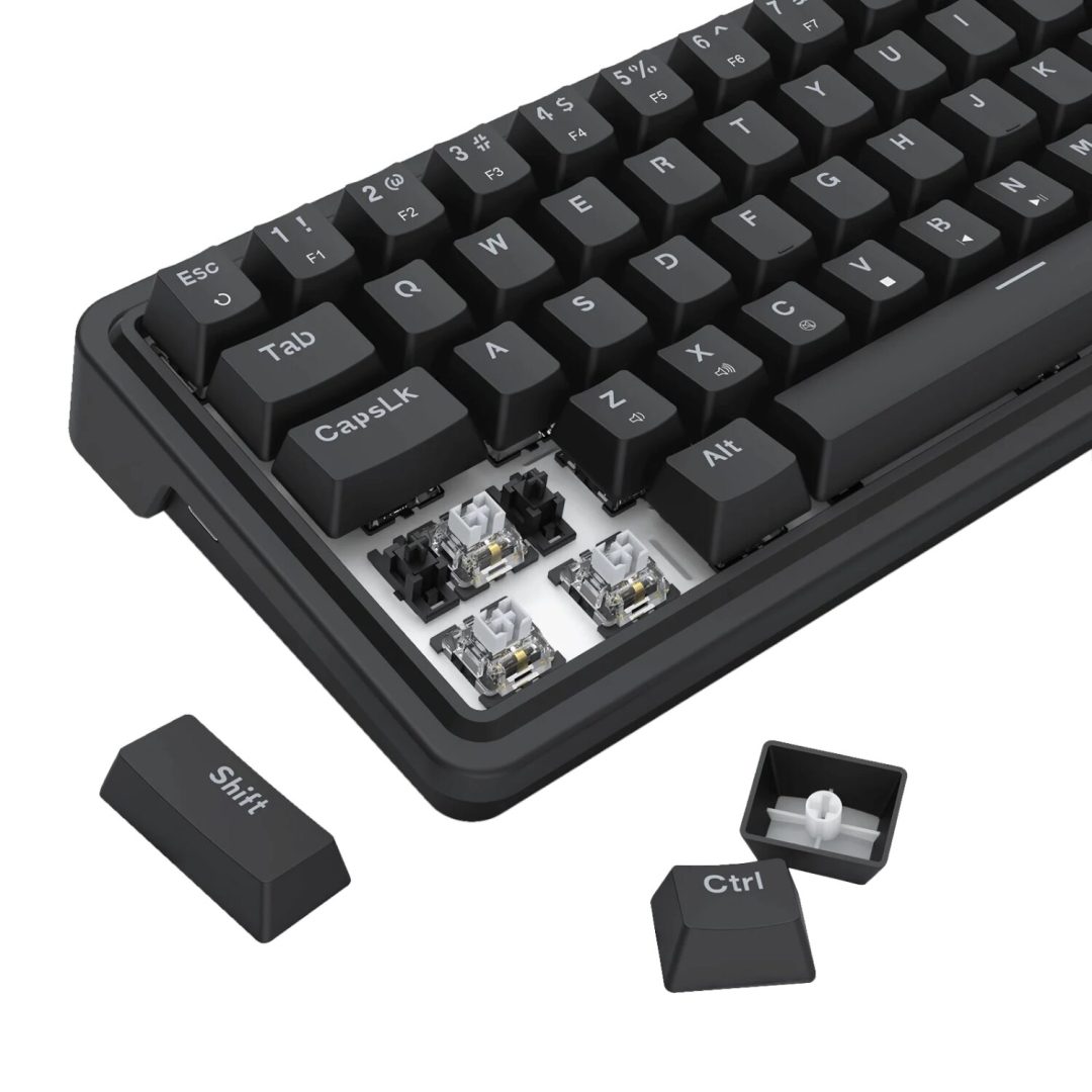 Redragon NOVA K709 65% Wired Gasket RGB Mechanical Gaming Keyboard Black RD-K709-RGB - Image 4