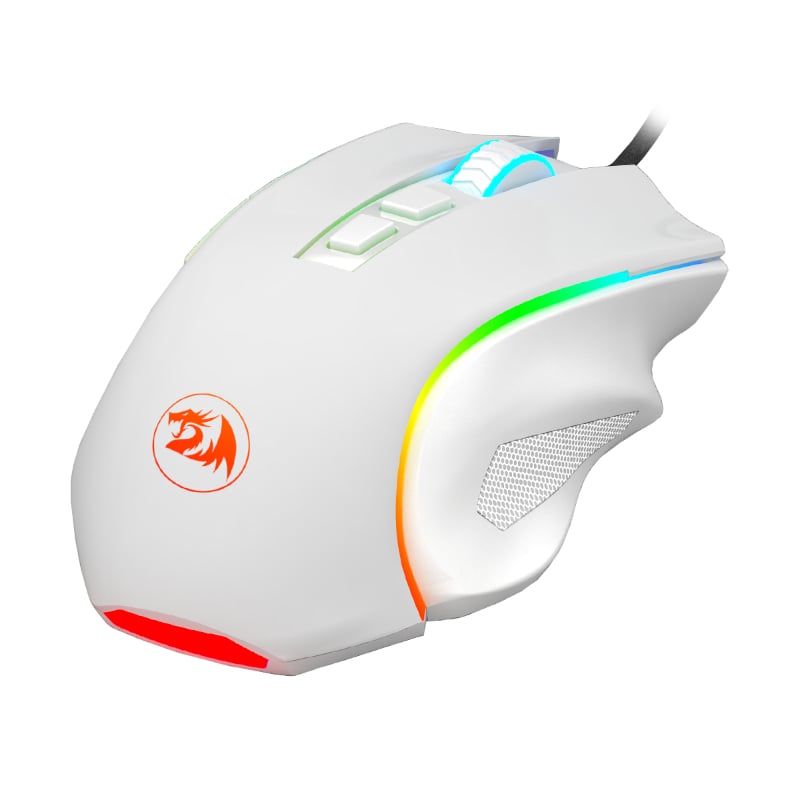 Redragon Griffin 7200DPI Gaming Mouse - White - Image 2