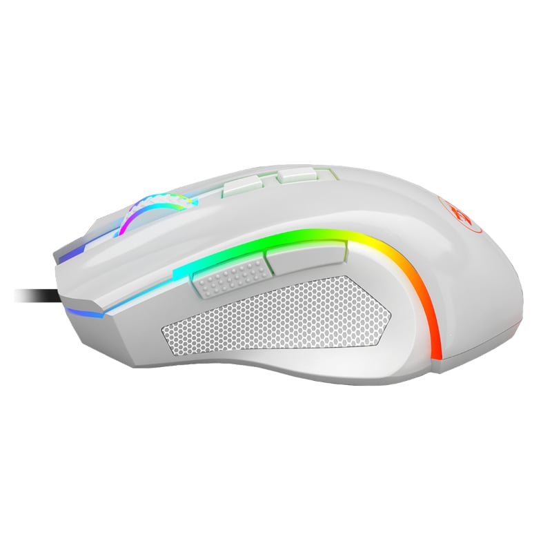 Redragon Griffin 7200DPI Gaming Mouse - White - Image 3