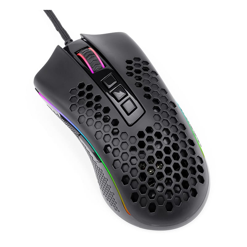 Redragon Storm 12400DPI Wired Gaming Mouse - Black - Image 3