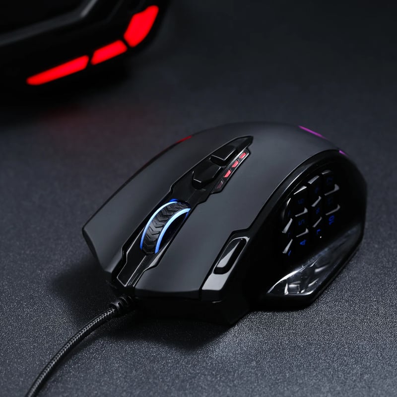 Redragon Impact M908 12400DPI MMO Gaming Mouse - Image 9