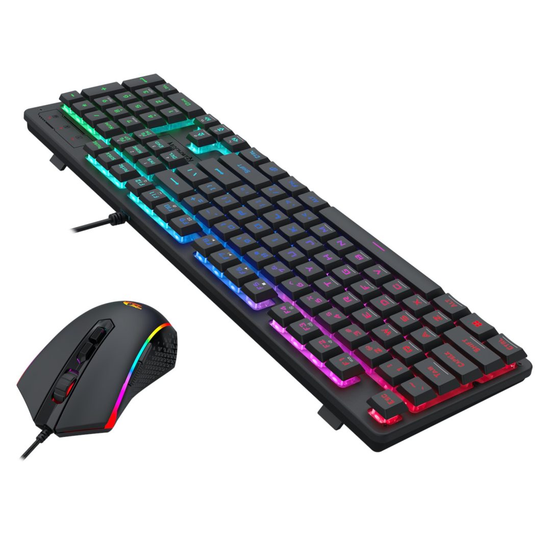 Redragon S107 RGB Gaming Keyboard and Mouse Bundle with Mousepad RD-S107-RGB-BA - Image 4
