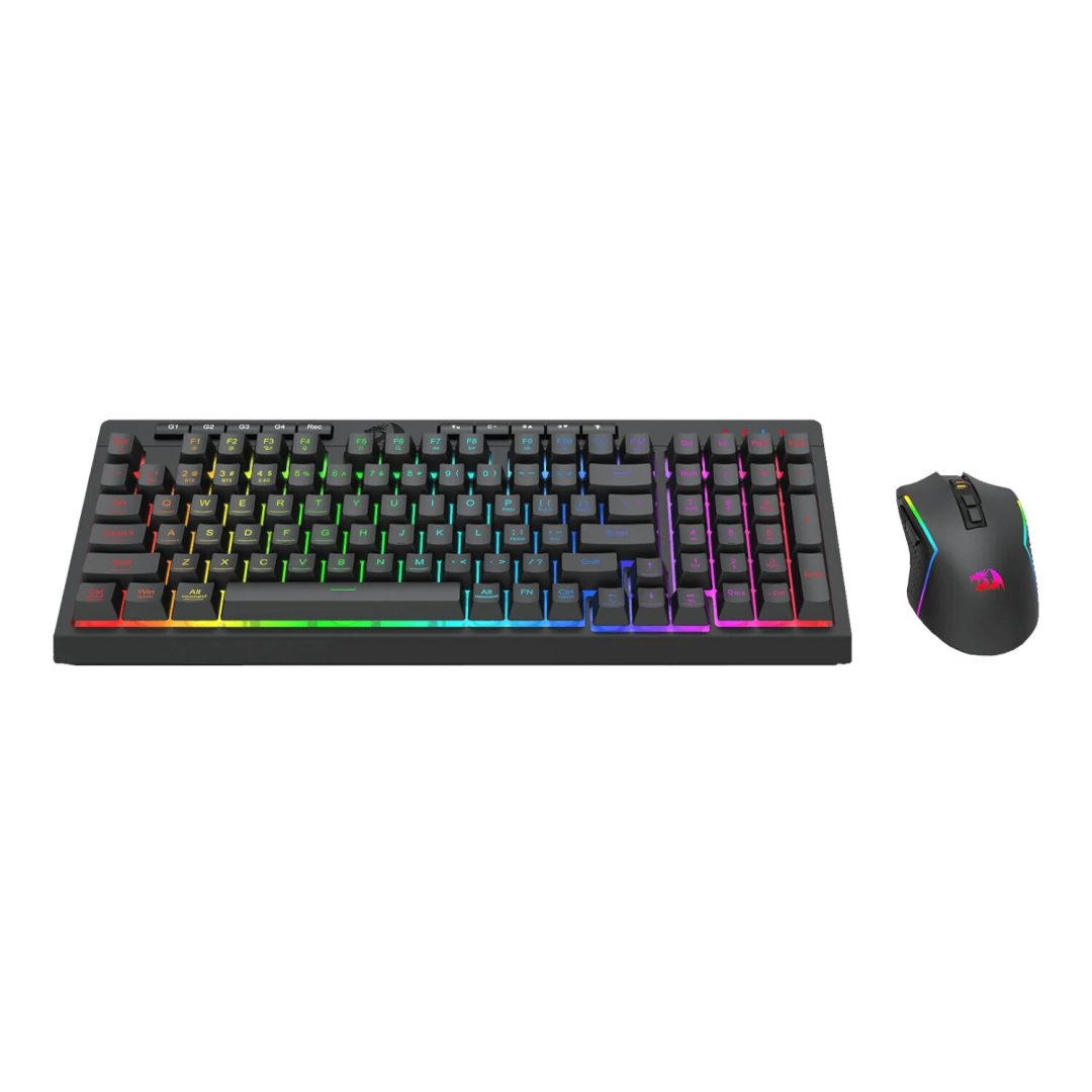 Redragon RYLO PRO S142 Tri-Mode RGB Wireless Gaming Keyboard Mouse Combo RD-S142 - Image 4