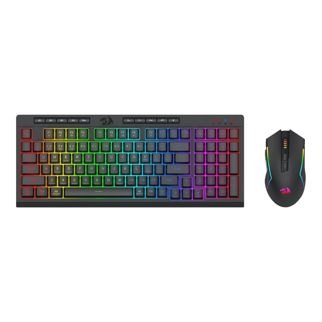 Redragon RYLO PRO S142 Tri-Mode RGB Wireless Gaming Keyboard Mouse Combo RD-S142 - Image 6