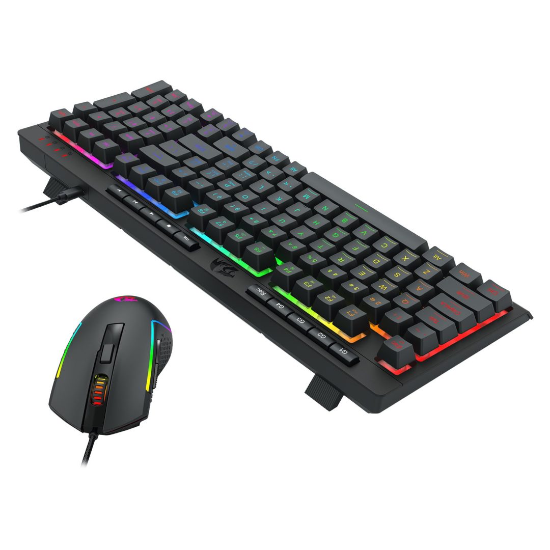 Redragon S148 4-in-1 Gaming Combo Keyboard Mouse Mousepad RGB Headset RD-S148 - Image 5